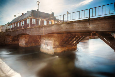 Low angle view of bridge