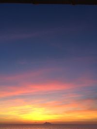 Scenic view of sky during sunset