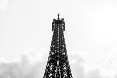 Low angle view of communications tower