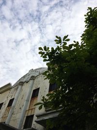 Low angle view of built structure against the sky