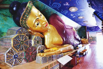 Statue of buddha in temple