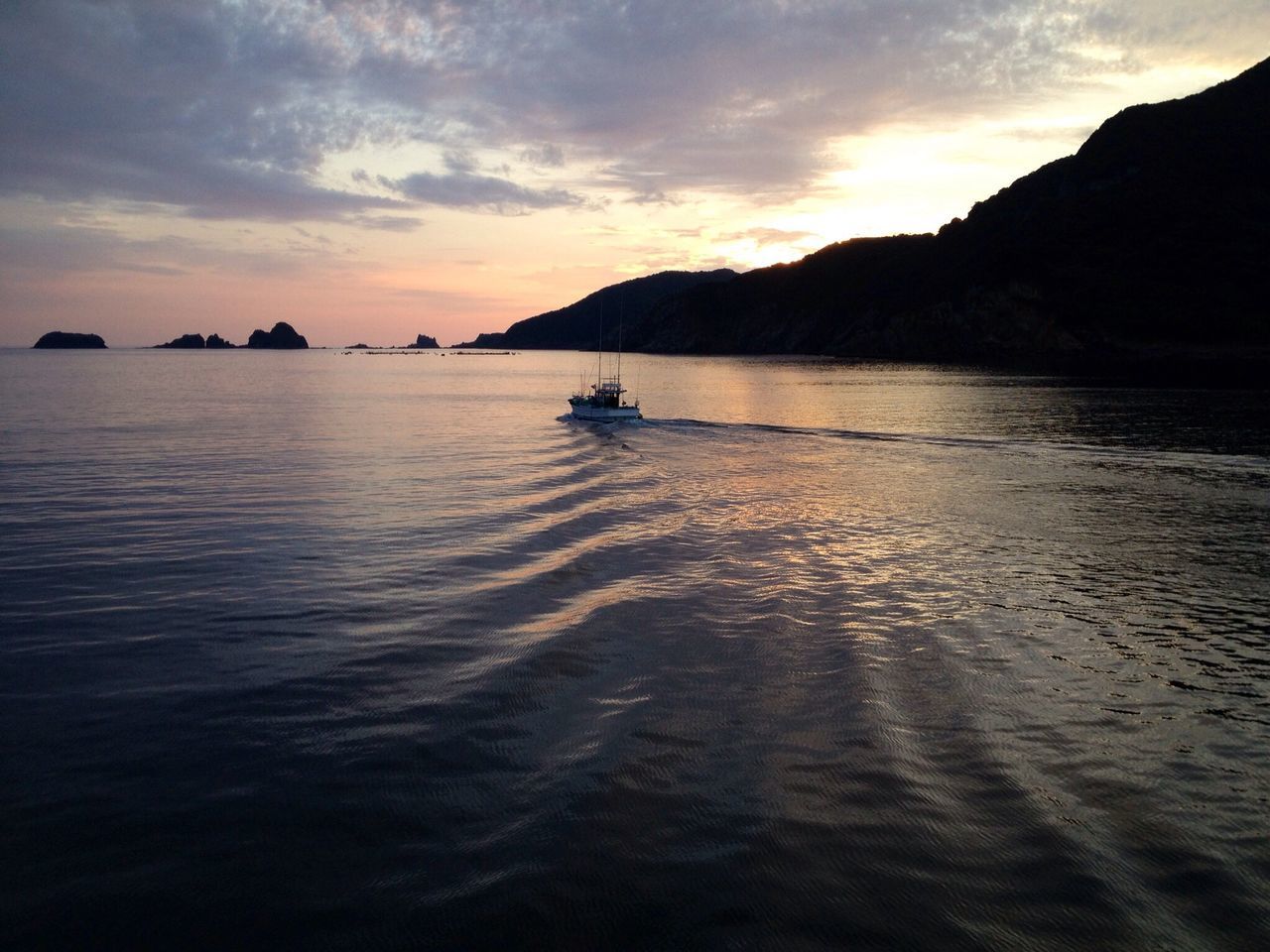 Fishing at night