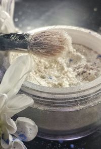 Close-up of water in glass