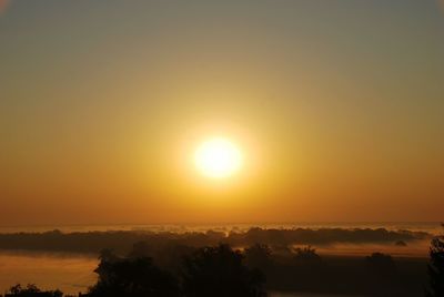 Scenic view of sunset