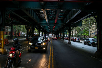 View of bridge in city