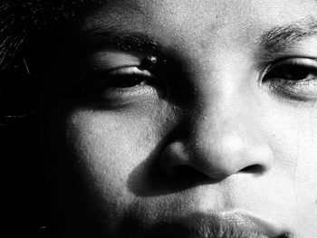 Close-up portrait of young man