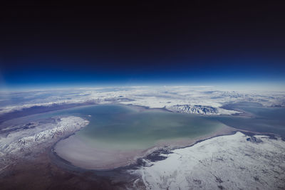 Aerial view of sea