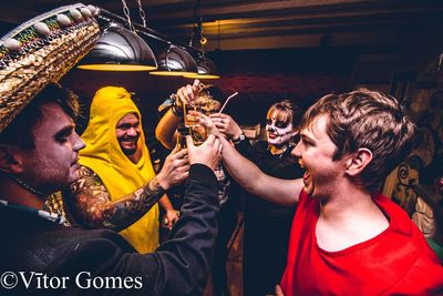 Group of people in traditional clothing