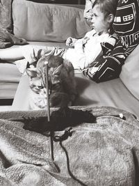 Close-up of woman in bikini