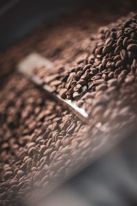 High angle view of coffee on table