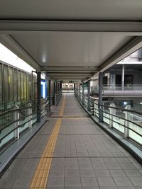 Empty subway station