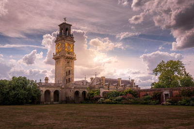 Cliveden house clock tower