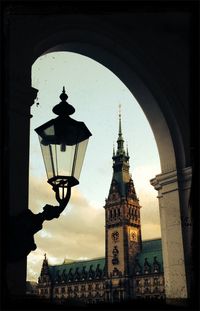 Low angle view of church