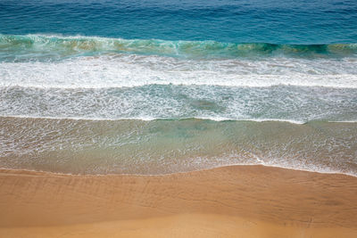 High angle view of beach