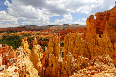 Panoramic view of landscape against sky