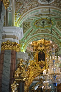 Low angle view of church