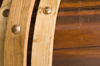 Close-up of wooden door