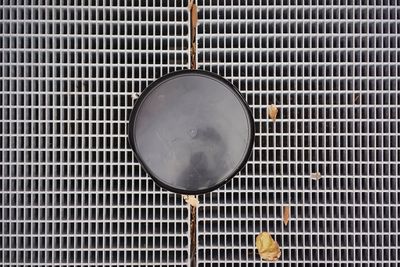 Full frame shot of metal grate