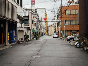 Street amidst buildings in city