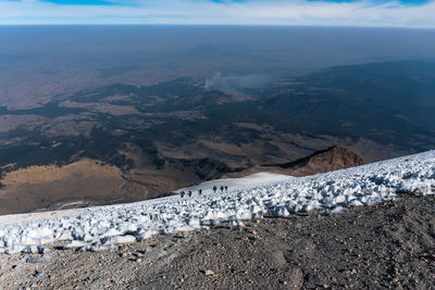 Aerial view of landscape