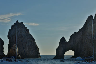 Panoramic view of sea against sky