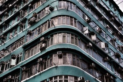 Low angle view of building in city