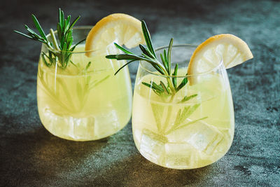 Close-up of drink on table