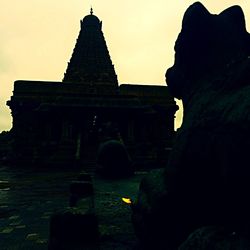 Old temple against sky