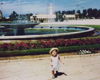 Woman in park