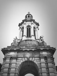 Low angle view of historical building