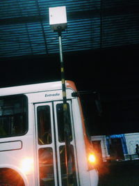 Train at railroad station platform