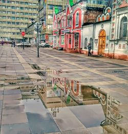 View of city street