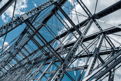 Low angle view of ferris wheel against sky