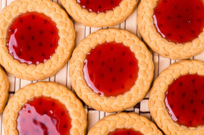 Full frame shot of strawberries