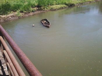 Boat in lake