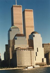 Low angle view of modern building