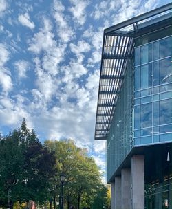 Low angle view of building against sky