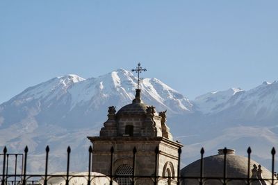 View of church against clear sky