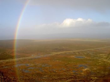 Aerial view of landscape