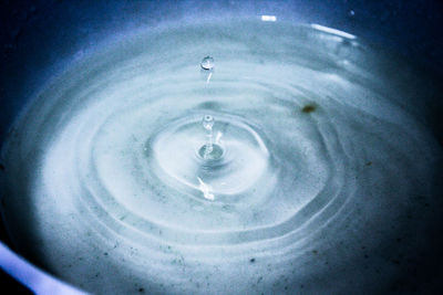 Close-up of rippled water