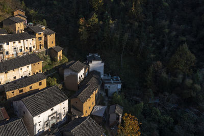 A steep ancient mountain village facing the sun