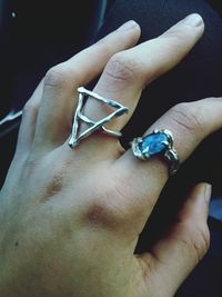 Close-up of cropped hand