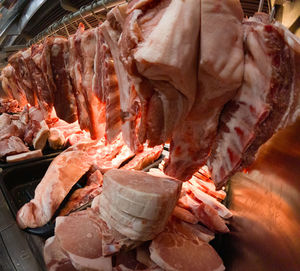 Midsection of man working at workshop