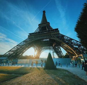 Eiffel tower in paris, france