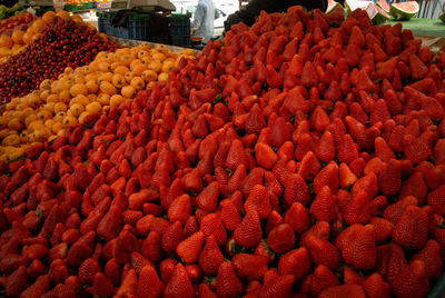 Close-up of fruits for sale in market