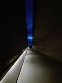 Empty corridor of building