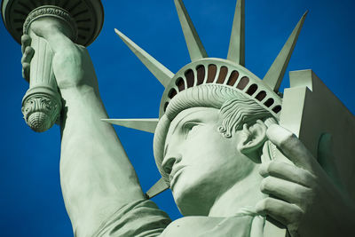 Low angle view of statue