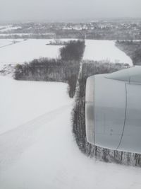 Snow covered landscape