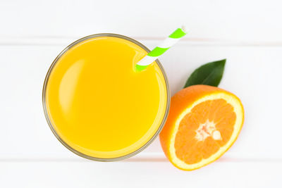 Close-up of orange juice