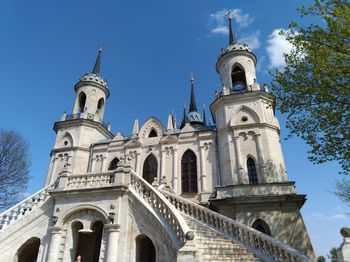 Low angle view of building against sky